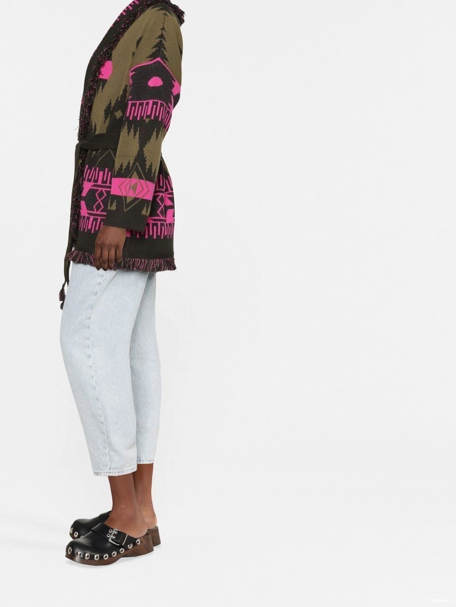 Affordable Women geometric-jacquard Alanui cardigan Icon 0803